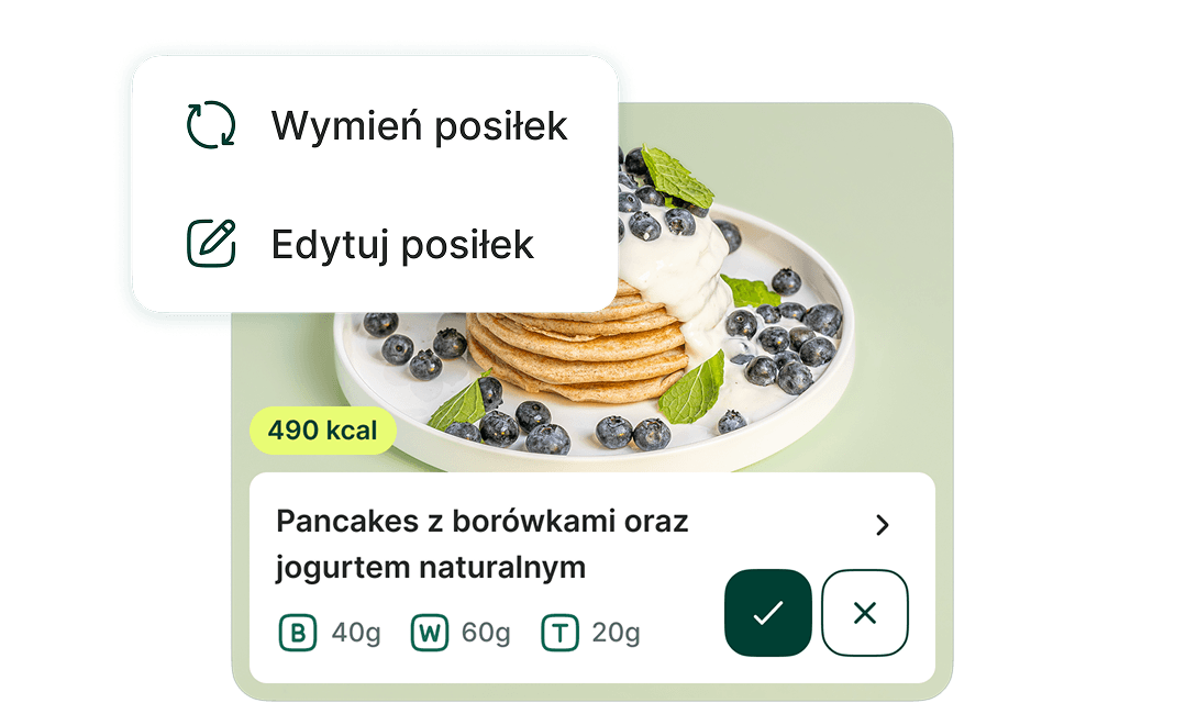 Szybka wymiana posiłków