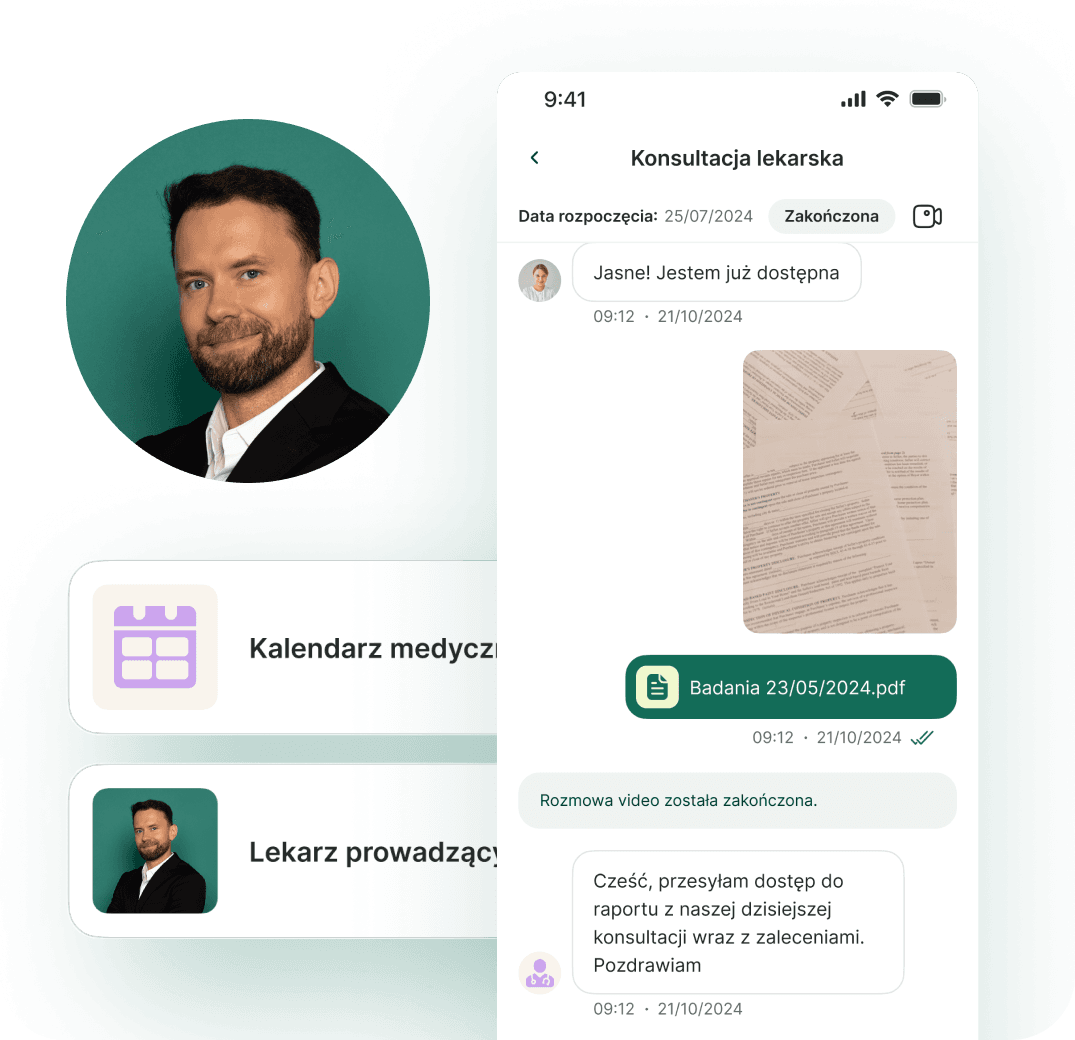 Czat z lekarzem prowadzącym