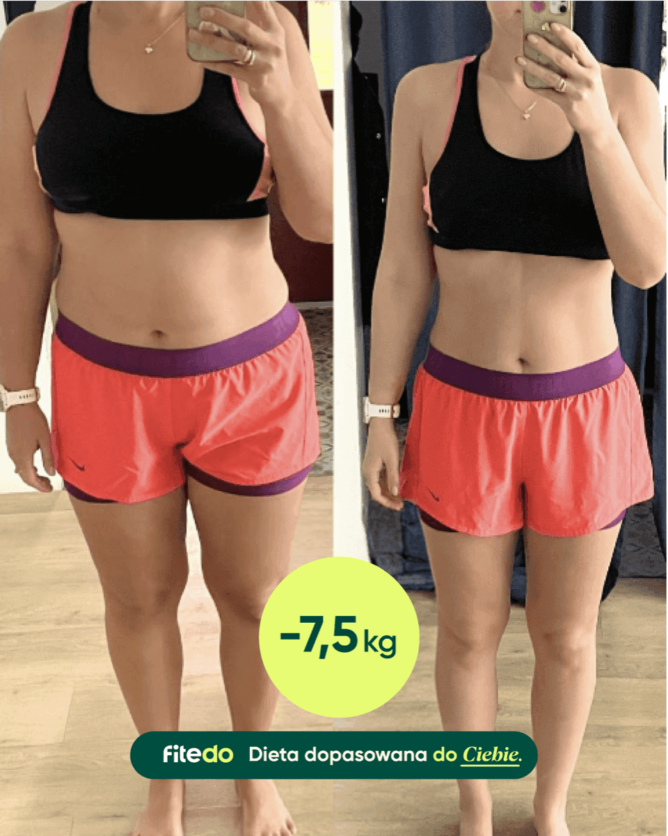 Efekt metamorfozy klientki FITEDO